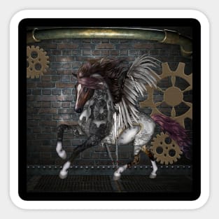 Awesome steampunk horse Sticker